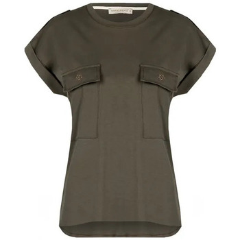 textil Dam T-shirts & Pikétröjor Rinascimento CFC0117488003 Militärt grönt