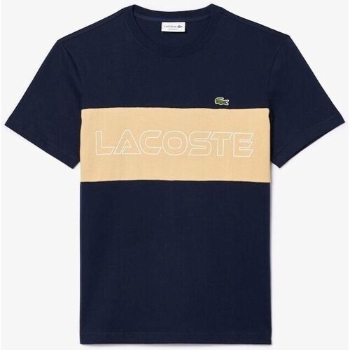 textil Herr T-shirts Lacoste TH1712 Blå
