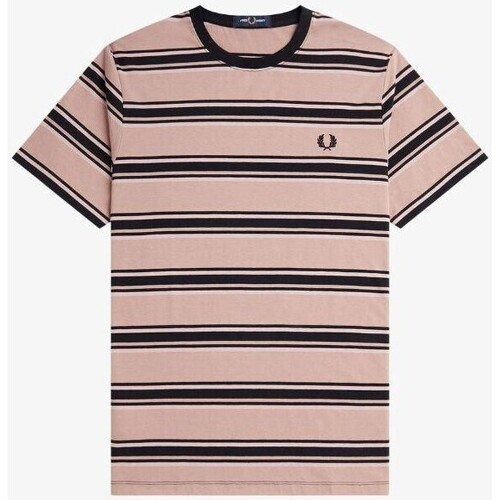 textil Herr T-shirts Fred Perry M6557 Rosa