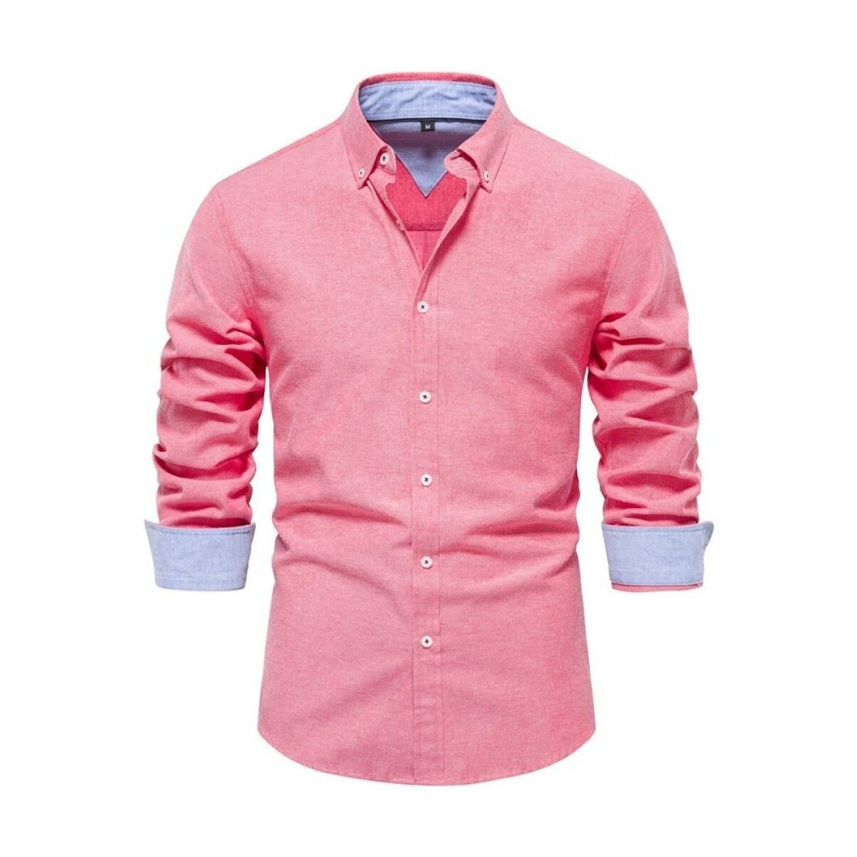 textil Herr Långärmade skjortor Atom SH700 Rosa