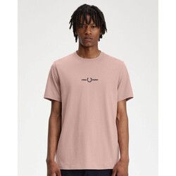 textil Herr T-shirts Fred Perry M4580 Rosa