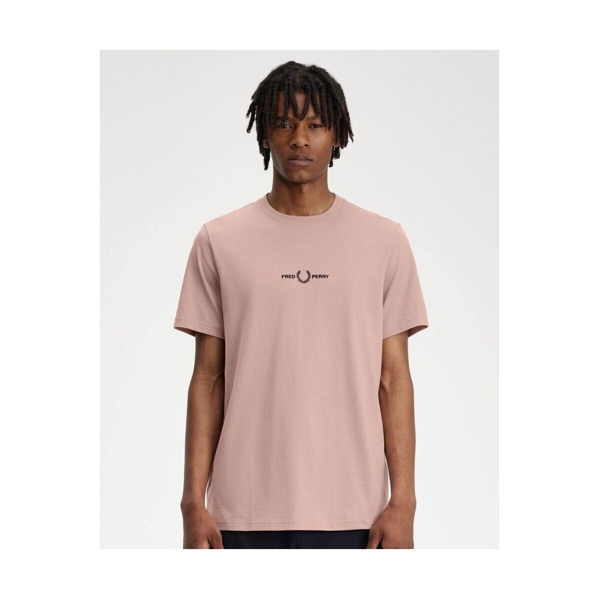 textil Herr T-shirts Fred Perry M4580 Rosa