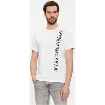 textil Herr T-shirts Emporio Armani 211818 4R479 Vit