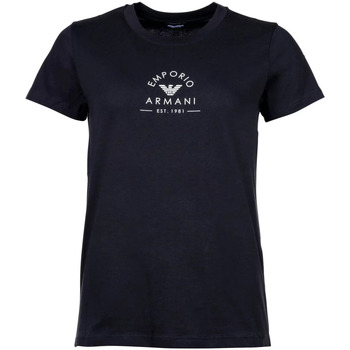 textil Dam T-shirts & Pikétröjor Emporio Armani 164720 4R227 Svart