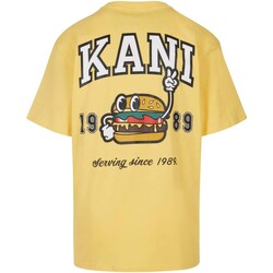 textil Herr T-shirts Karl Kani  Gul