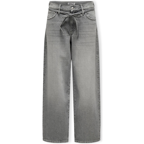 textil Dam Raka byxor Only Gianna Jeans - Medium Grey Denim Grå