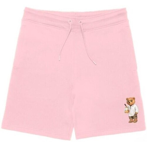 textil Herr Byxor Baron Filou SHORTS WITH PRINT LXXIX THE SEASIDE SIPPER Rosa