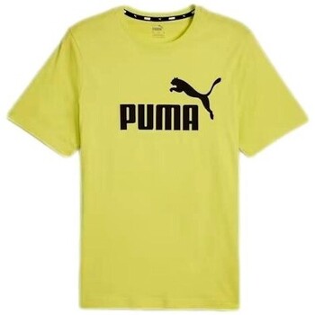 textil Herr T-shirts Puma CAMISETA HOMBRE ESS LOGO  586667 Gul