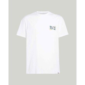 textil Herr T-shirts Tommy Hilfiger DM0DM18562YBR Vit