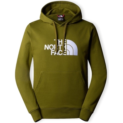 textil Herr Sweatshirts The North Face Sweatshirt Hooded Light Drew Peak - Forest Olive Grön