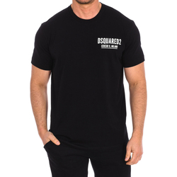 textil Herr T-shirts Dsquared S71GD1116-D20014-900 Svart