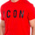 textil Herr T-shirts Dsquared S74GD0601-S22427-987X Röd