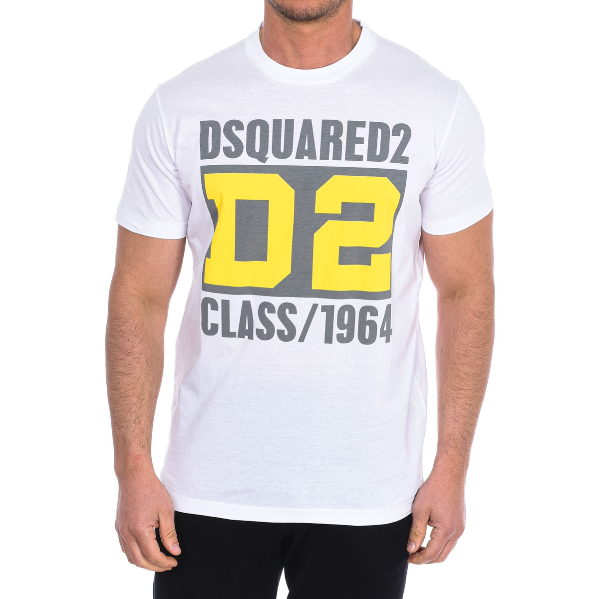 textil Herr T-shirts Dsquared S74GD11-69S23009-100 Vit