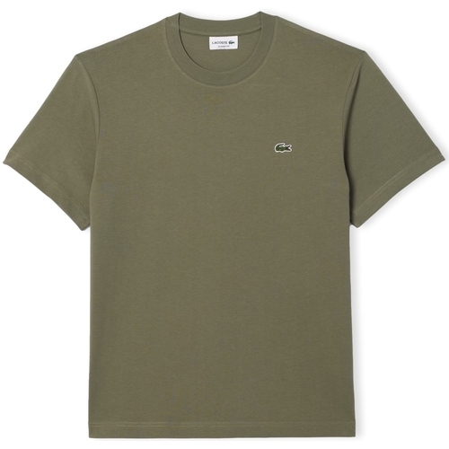 textil Herr T-shirts & Pikétröjor Lacoste Classic Fit T-Shirt - Vert Kaki Grön