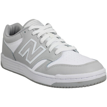 Skor Herr Sneakers New Balance 480 Cuir Textile Homme Grey White Grå