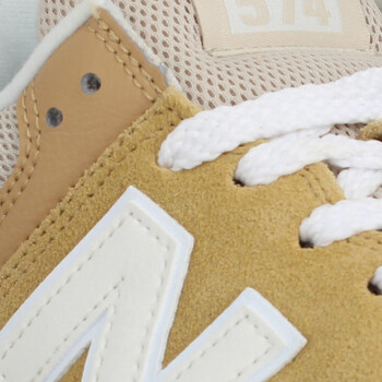 New Balance 574 Velours Toile Homme Dolce Beige