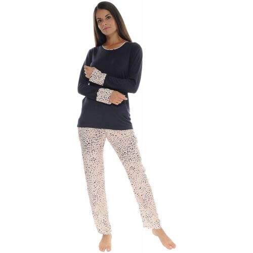 textil Dam Pyjamas/nattlinne Pilus KARLINE Blå