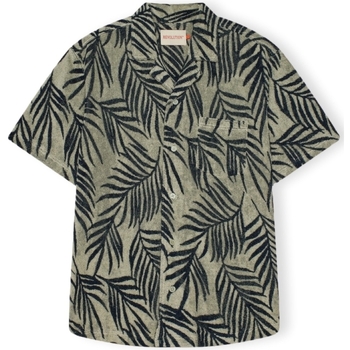 textil Herr Långärmade skjortor Revolution Terry Cuban 3101 Shirt - Off White Flerfärgad