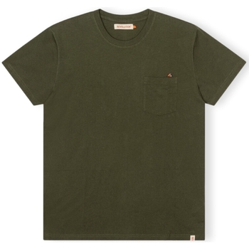 textil Herr T-shirts & Pikétröjor Revolution T-Shirt Regular 1341 BOR - Army Grön