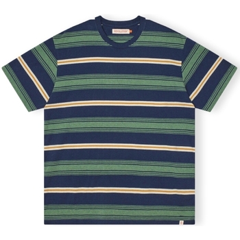 textil Herr T-shirts & Pikétröjor Revolution T-Shirt Loose 1363 - Navy Flerfärgad