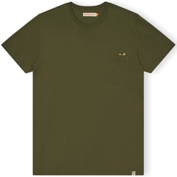 textil Herr T-shirts & Pikétröjor Revolution T-Shirt Regular 1365 SLE - Army Grön