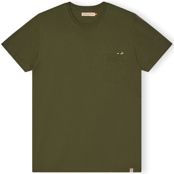 textil Herr T-shirts & Pikétröjor Revolution T-Shirt Regular 1365 SLE - Army Grön