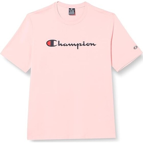 textil Herr T-shirts Champion  Rosa