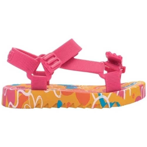Skor Barn Sandaler Melissa MINI  Playtime Baby Sandals - Yellow/Pink Rosa