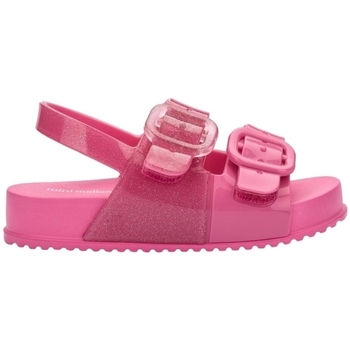 Skor Barn Sandaler Melissa MINI  Baby Cozy Sandal - Glitter Pink Rosa