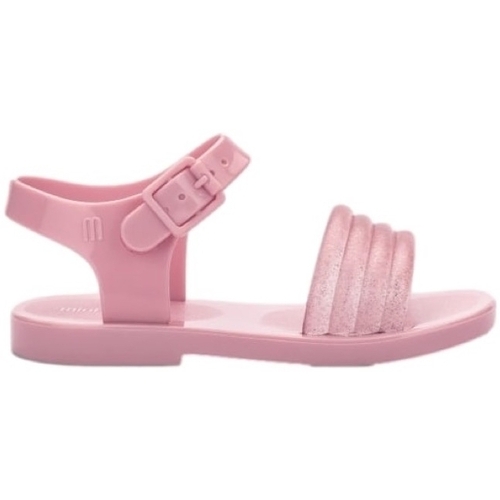 Skor Barn Sandaler Melissa MINI  Mar Wave Baby Sandals - Pink/Glitter Pink Rosa