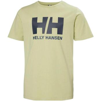 textil Pojkar T-shirts Helly Hansen  Grön