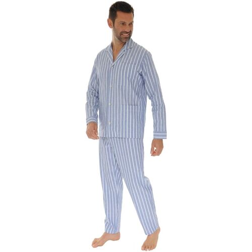 textil Herr Pyjamas/nattlinne Pilus FREDDI Blå