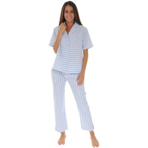 textil Dam Pyjamas/nattlinne Pilus ELISA Blå