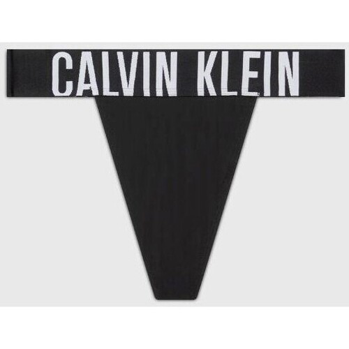 Underkläder Dam Briefs Calvin Klein Jeans 000QF7638EUB1 THONG Svart