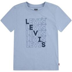 textil Pojkar T-shirts Levi's  Blå