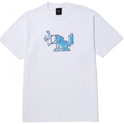 textil Herr T-shirts & Pikétröjor Huf T-shirt mod-dog ss Vit