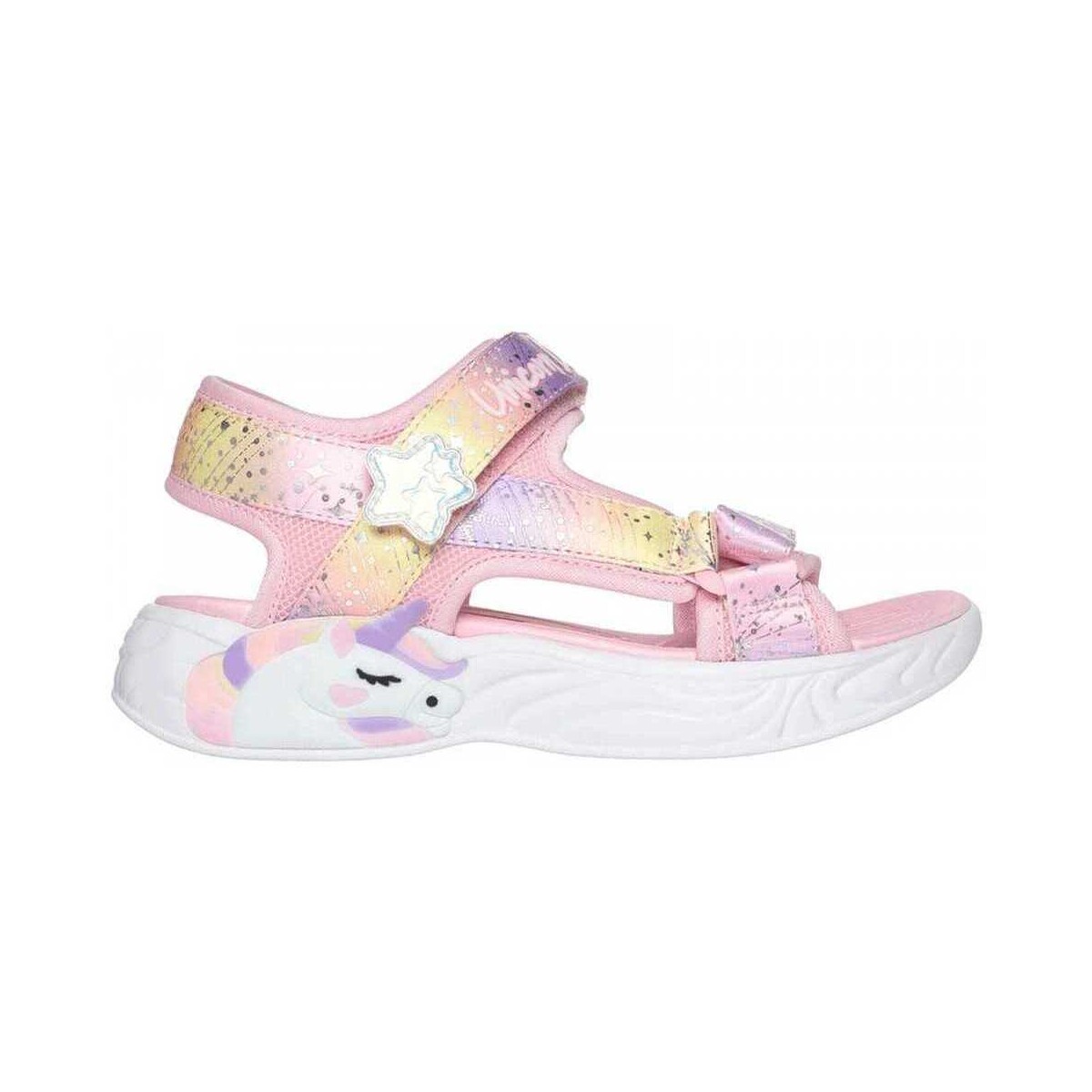 Skor Barn Sandaler Skechers Unicorn dreams sandal - majes Rosa