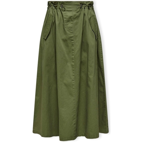 textil Dam Kjolar Only Pamala Long Skirt - Capulet Olive Grön