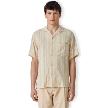 textil Herr Långärmade skjortor Portuguese Flannel Almada Shirt - Ecru Beige