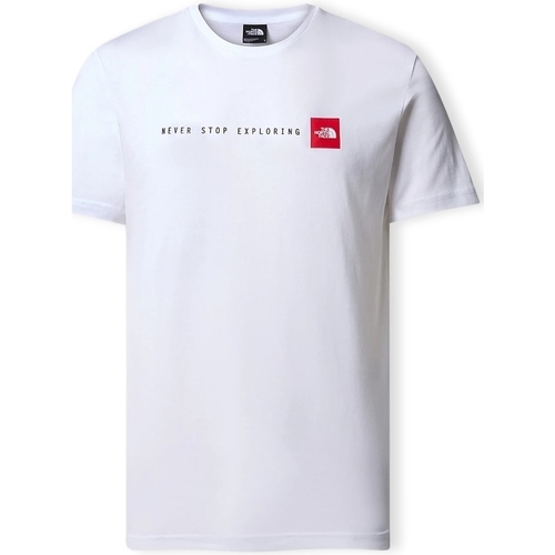 textil Herr T-shirts & Pikétröjor The North Face T-Shirt Never Stop Exploring - White Vit