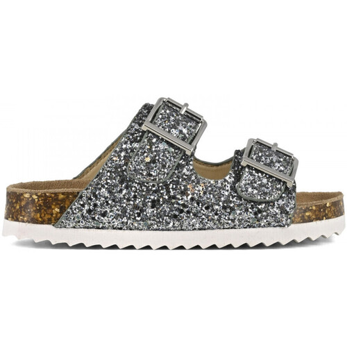 Skor Flickor Sandaler Colors of California Glitter sandal 2 buckles Blå