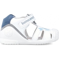 Skor Barn Sandaler Biomecanics Kids Sandals 242123-A - White Blå