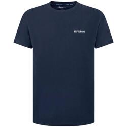 textil Herr T-shirts Pepe jeans  Blå