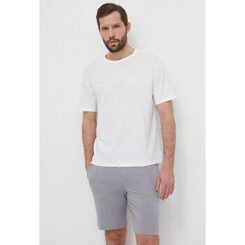 textil Herr T-shirts Calvin Klein Jeans 000NM2501E Vit