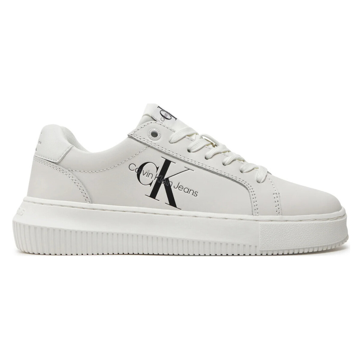 Skor Dam Sneakers Calvin Klein Jeans YW0YW00823 Vit