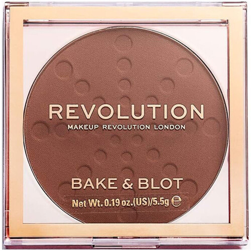 skonhet Dam Blush & punder Makeup Revolution Baking and Finishing Powder Bake & Blot - Deep Dark Brun