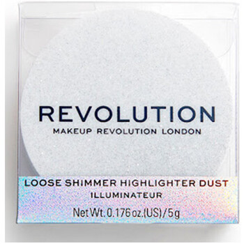skonhet Dam Blush & punder Makeup Revolution Metallic Powder Highlighter - Iced Diamond Vit