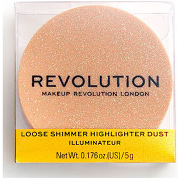 skonhet Dam Blush & punder Makeup Revolution Metallic Powder Highlighter - Rose Quartz Rosa