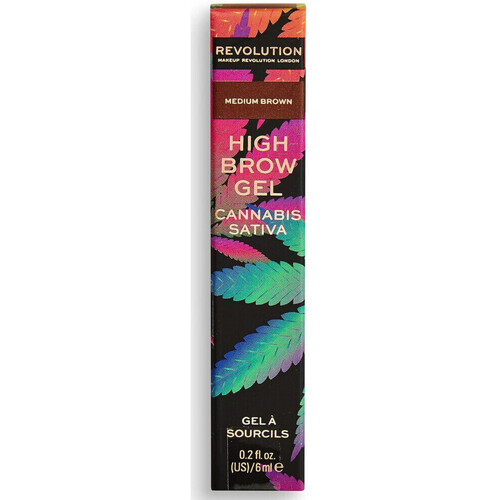 skonhet Dam Make Up - Ögonbryn Makeup Revolution Hemp Oil Eyebrow Gel - Medium Brown Brun