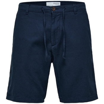 textil Herr Shorts / Bermudas Selected Noos Comfort-Brody - Dark Sapphire Blå